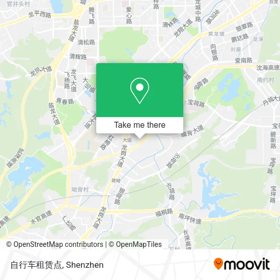 自行车租赁点 map