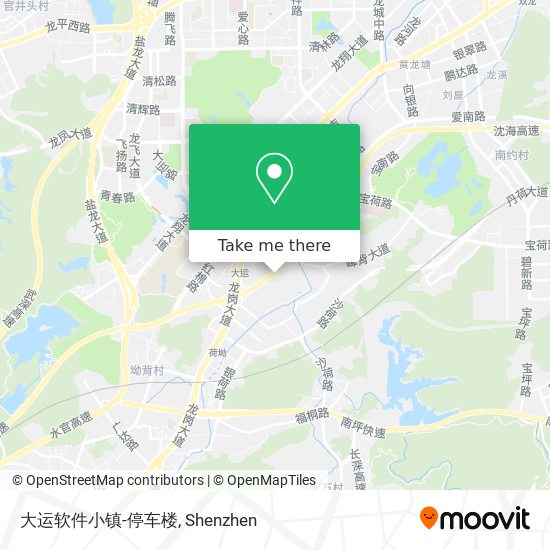 大运软件小镇-停车楼 map