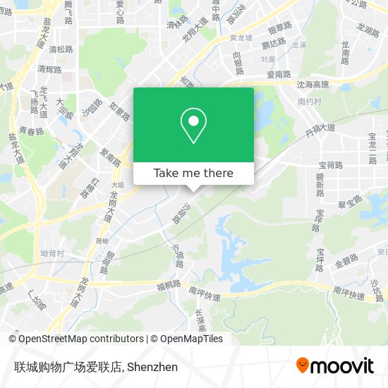 联城购物广场爱联店 map