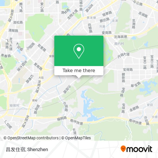 昌发住宿 map