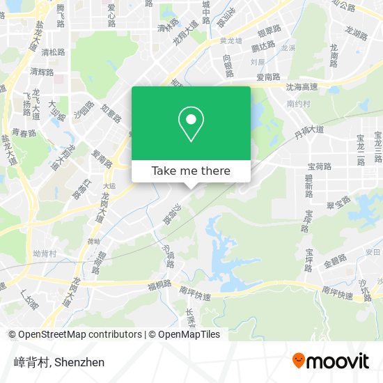嶂背村 map