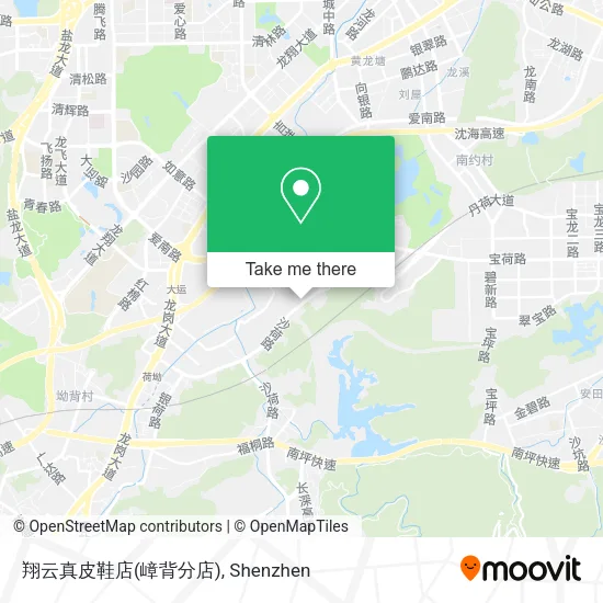 翔云真皮鞋店(嶂背分店) map
