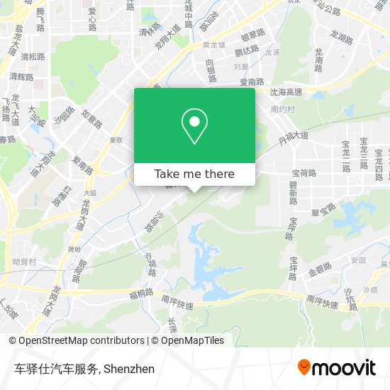 车驿仕汽车服务 map