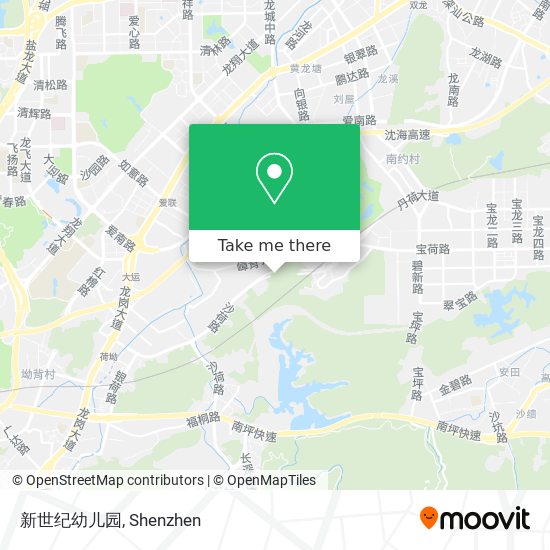 新世纪幼儿园 map