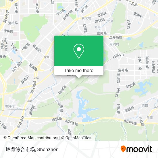 嶂背综合市场 map
