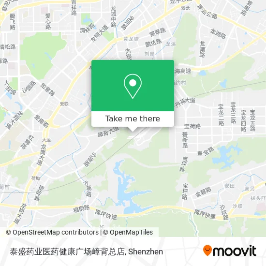 泰盛药业医药健康广场嶂背总店 map
