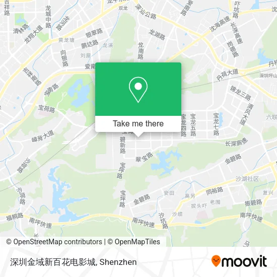 深圳金域新百花电影城 map