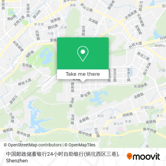 中国邮政储蓄银行24小时自助银行(炳坑西区三巷) map