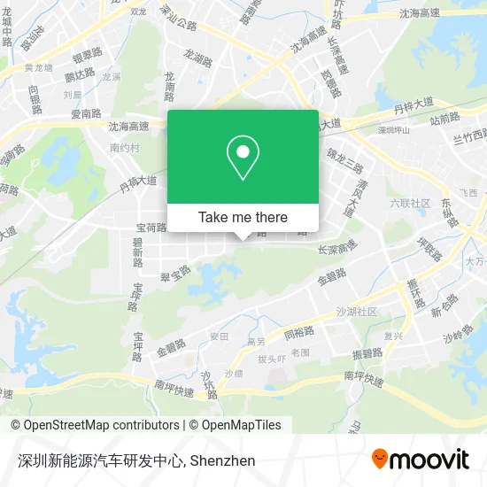深圳新能源汽车研发中心 map