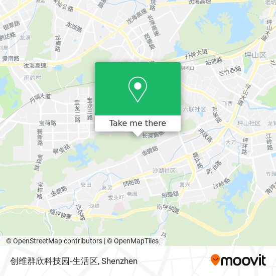 创维群欣科技园-生活区 map