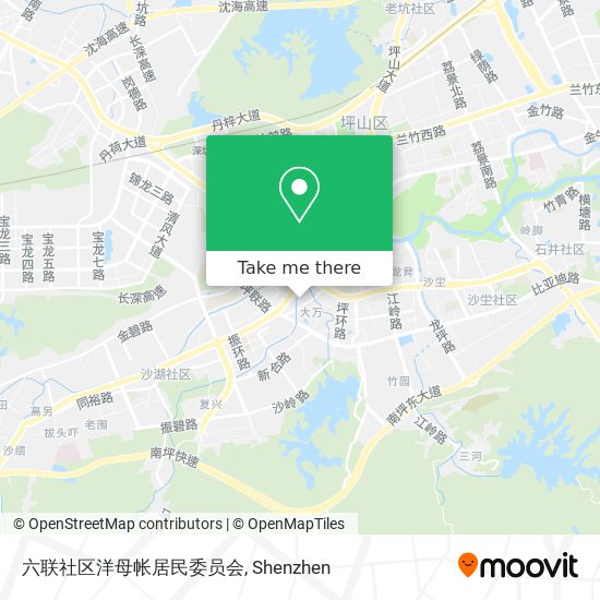 六联社区洋母帐居民委员会 map