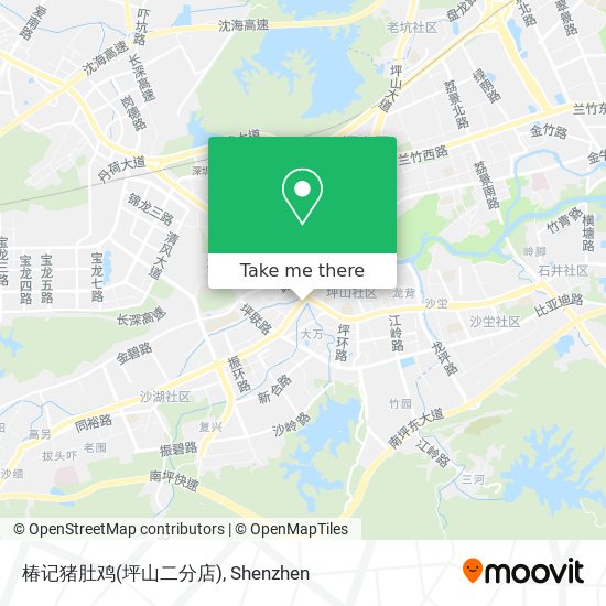 椿记猪肚鸡(坪山二分店) map