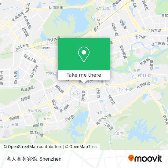 名人商务宾馆 map