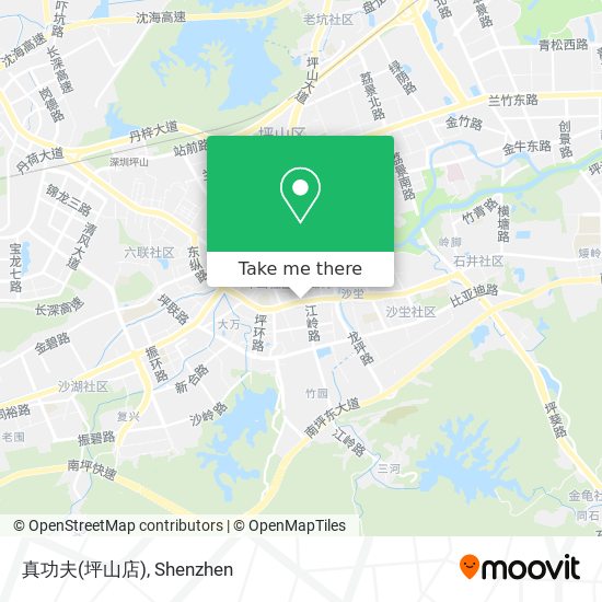 真功夫(坪山店) map