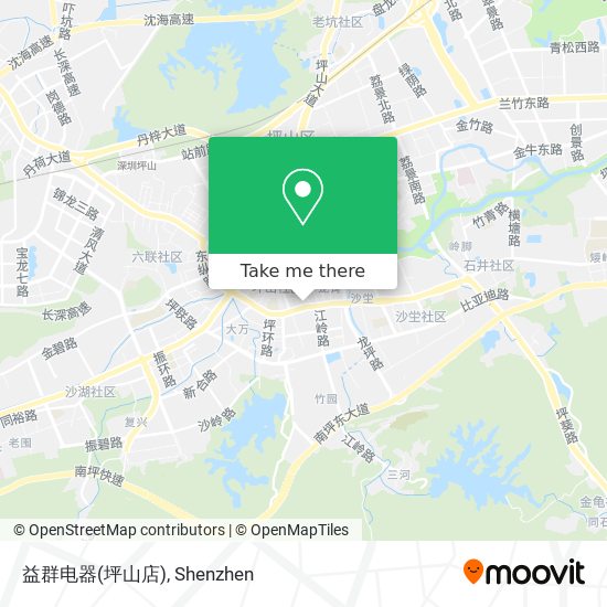 益群电器(坪山店) map