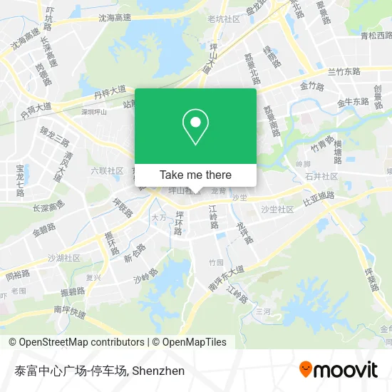 泰富中心广场-停车场 map