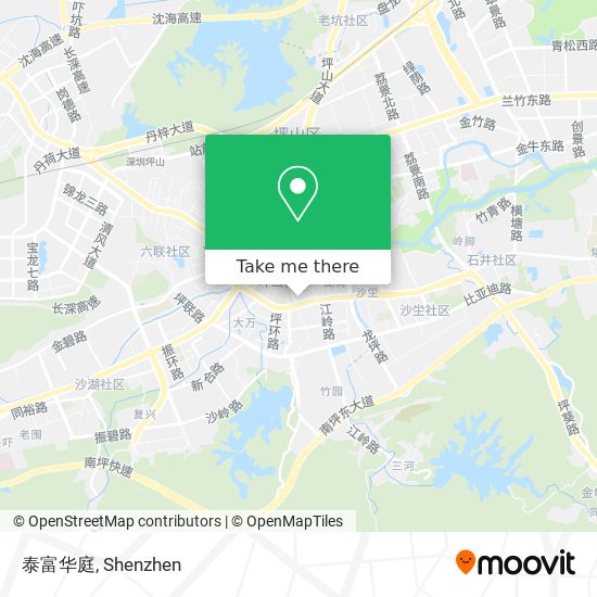 泰富华庭 map