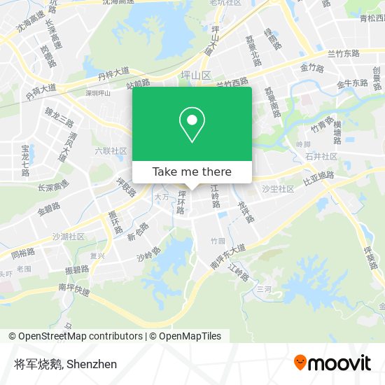 将军烧鹅 map