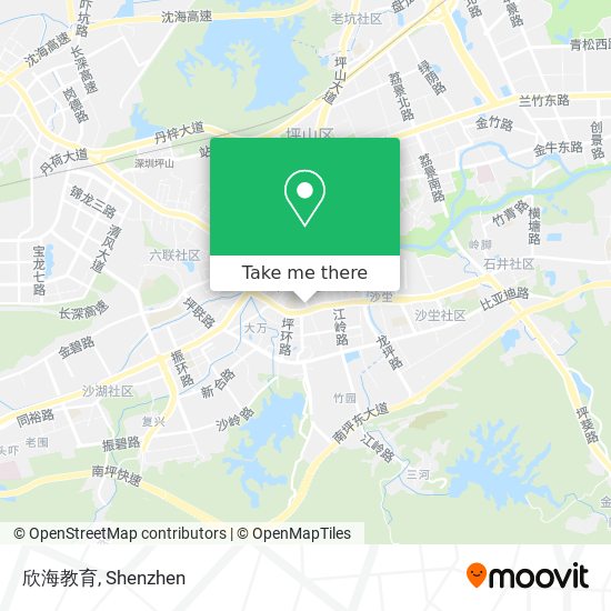 欣海教育 map