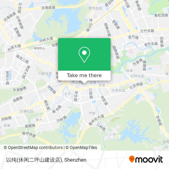 以纯(休闲二坪山建设店) map