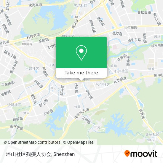 坪山社区残疾人协会 map