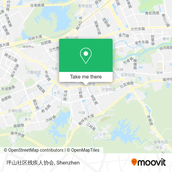 坪山社区残疾人协会 map
