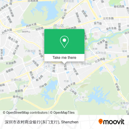 深圳市农村商业银行(东门支行) map