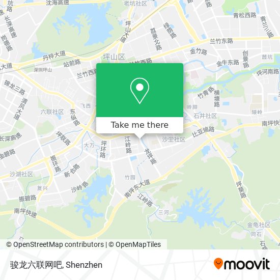 骏龙六联网吧 map