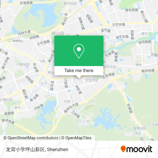 龙背小学坪山新区 map