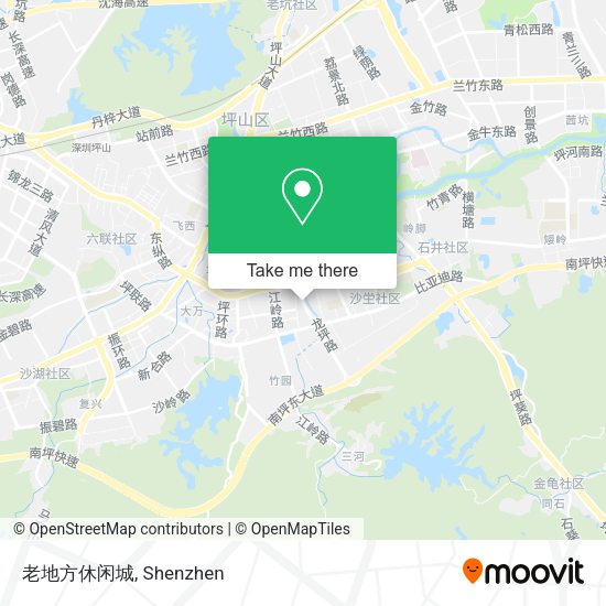 老地方休闲城 map
