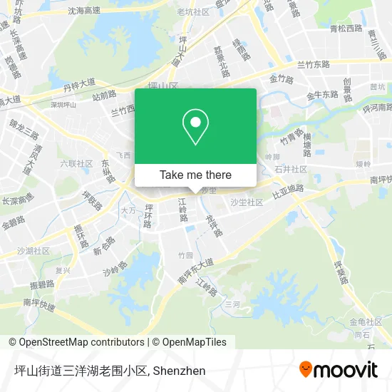 坪山街道三洋湖老围小区 map