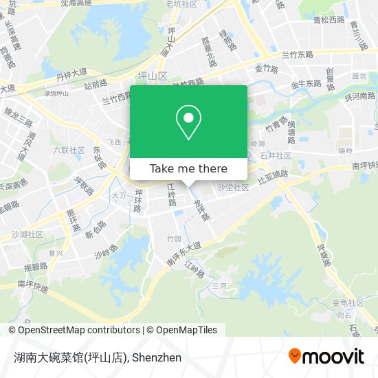 湖南大碗菜馆(坪山店) map