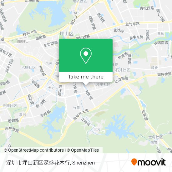 深圳市坪山新区深盛花木行 map