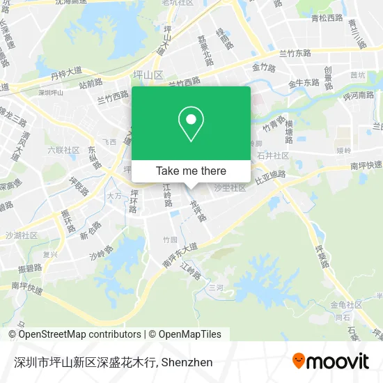 深圳市坪山新区深盛花木行 map