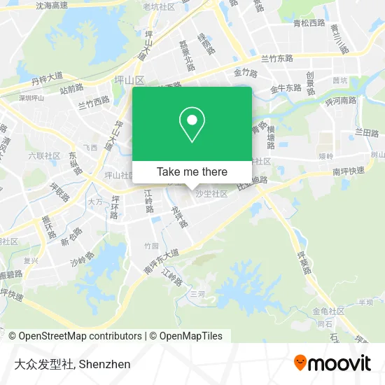 大众发型社 map