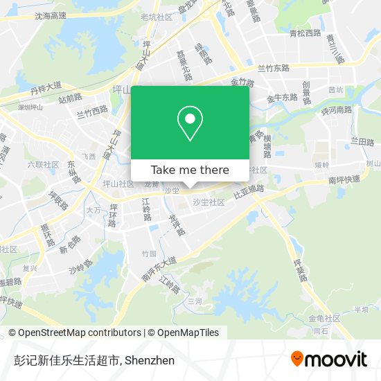 彭记新佳乐生活超市 map