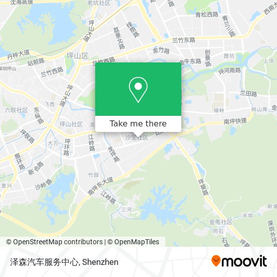 泽森汽车服务中心 map