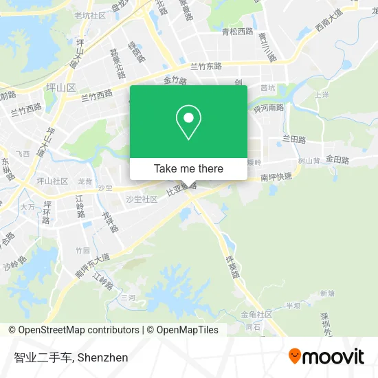 智业二手车 map