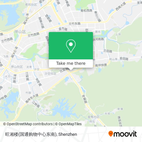 旺湘楼(国通购物中心东南) map