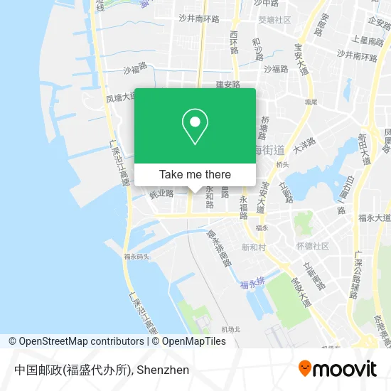 中国邮政(福盛代办所) map