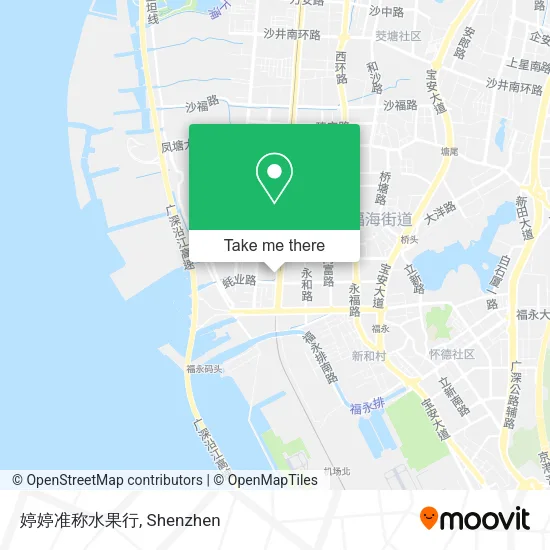 婷婷准称水果行 map