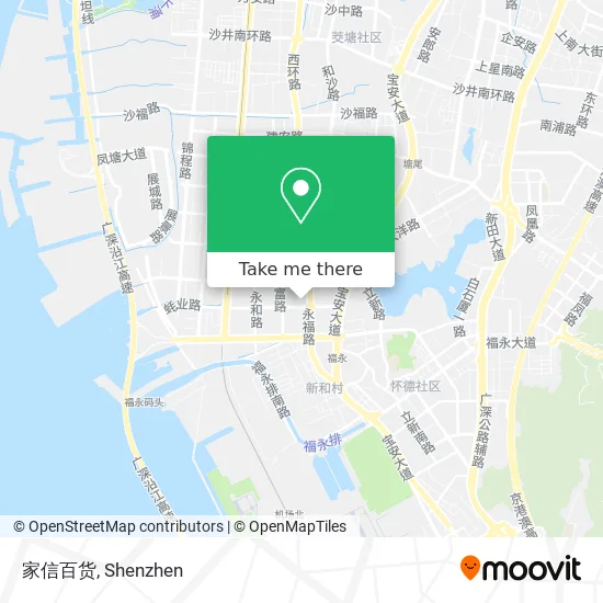 家信百货 map