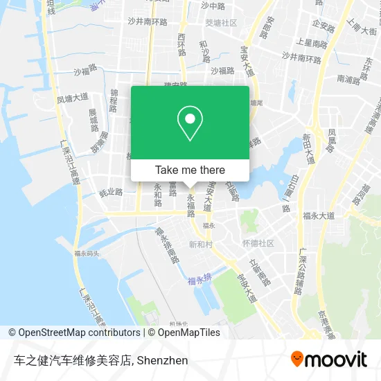 车之健汽车维修美容店 map