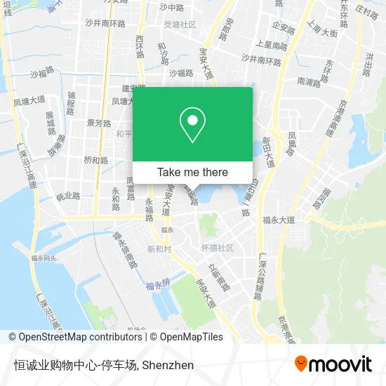 恒诚业购物中心-停车场 map