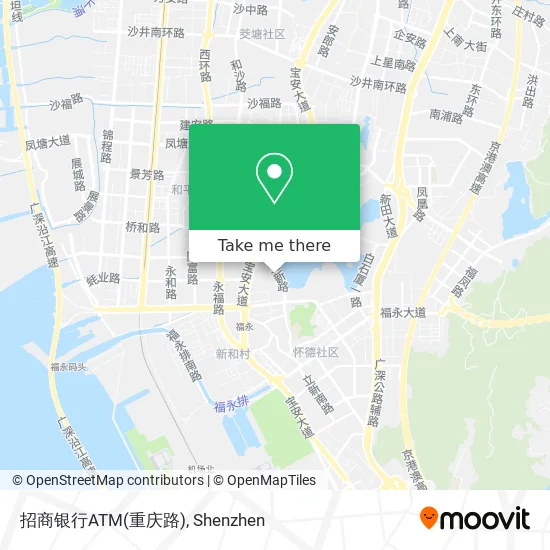 招商银行ATM(重庆路) map