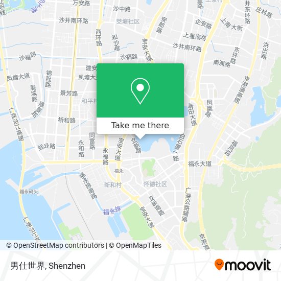 男仕世界 map