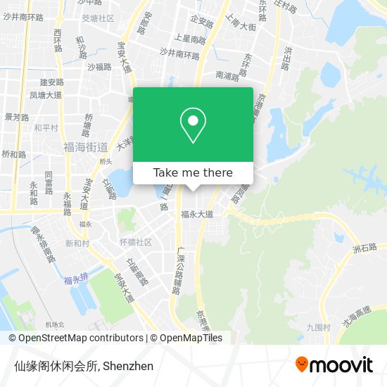 仙缘阁休闲会所 map