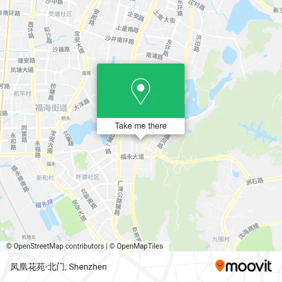 凤凰花苑-北门 map