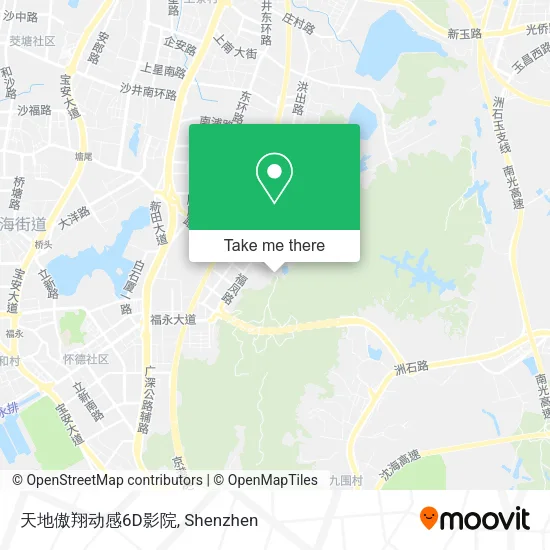 天地傲翔动感6D影院 map