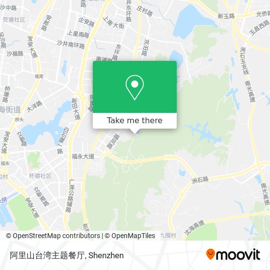 阿里山台湾主题餐厅 map